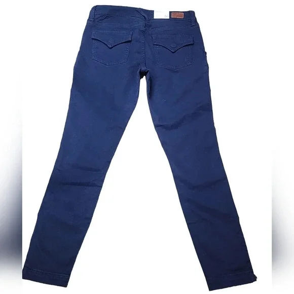 Joie Womens size 26 Park Skinny Utility Cargo Pants Dark Navy Blue Ankle Zippers - Picture 6 of 8